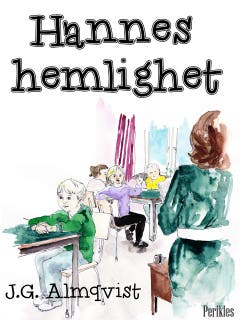 Hannes hemlighet – omslag till ljudboken av J.G. Almqvist