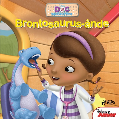 Doktor McStuffins - Brontosaurus-ånde – omslag til lydbogen af Disney
