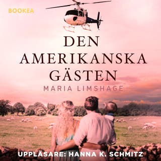 Den amerikanska gästen – omslag till ljudboken av Maria Limshage