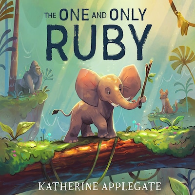 The One and Only Ruby – omslag til lydbogen af Katherine Applegate