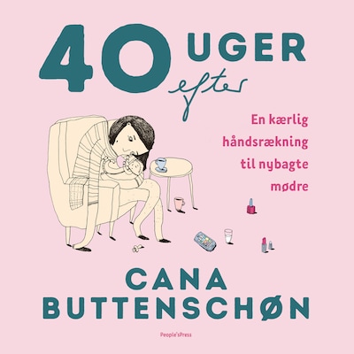 40 uger efter – omslag til lydbogen af Cana Buttenschøn