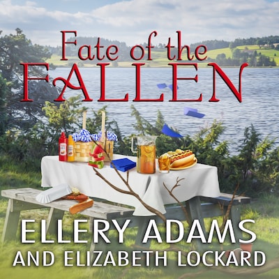 Fate of the Fallen – omslag til lydbogen af Ellery Adams, Elizabeth Lockard