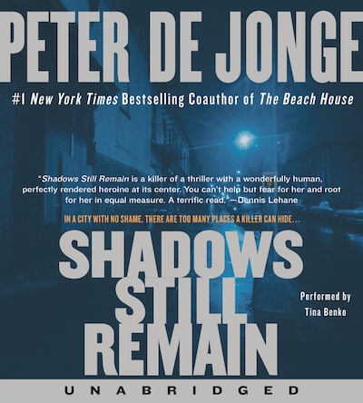 Shadows Still Remain – omslag til lydbogen af Peter De Jonge