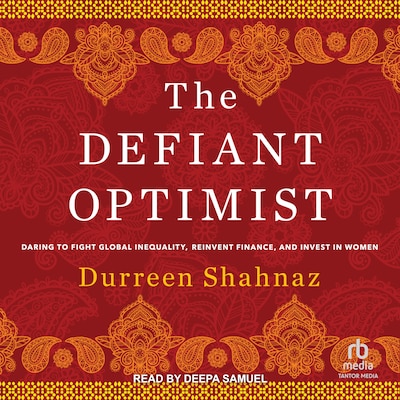 The Defiant Optimist – omslag til lydbogen af Durreen Shahnaz