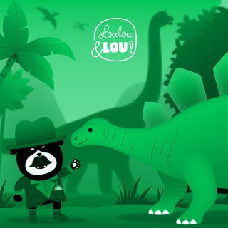 Kapitein Klok: Loulou & Lou tussen de dino’s