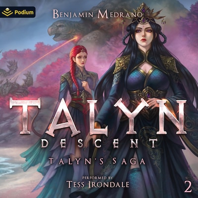 Talyn: Descent – omslag til lydbogen af Benjamin Medrano