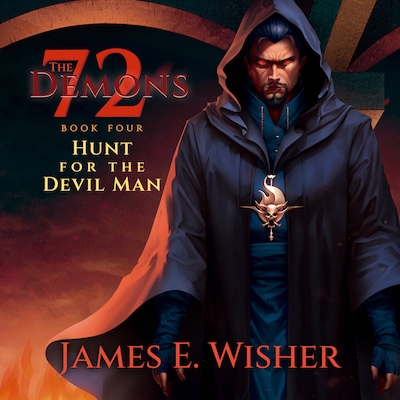 Hunt For The Devil Man – omslag til lydbogen af James E Wisher