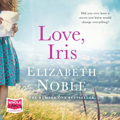 Love, Iris – omslag til lydbogen af Elizabeth Noble