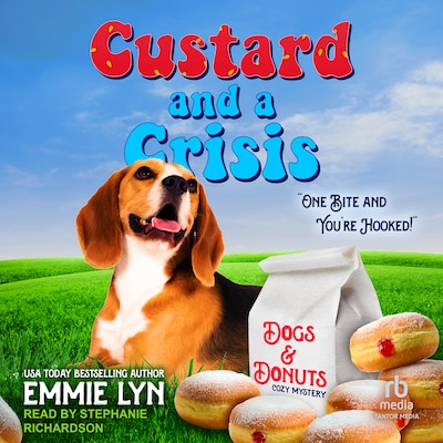 Custard and A Crisis – omslag til lydbogen af Emmie Lyn