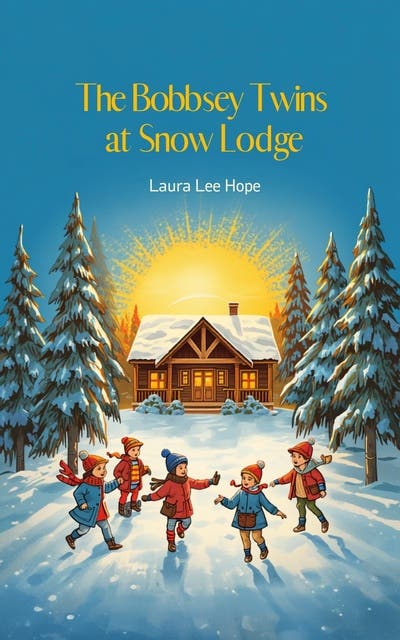 The Bobbsey Twins at Snow Lodge – omslag til lydbogen af Laura Lee Hope