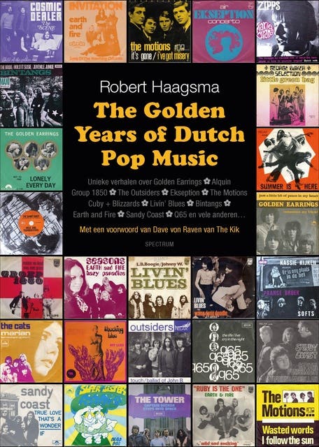 The Golden Years of Dutch Pop Music – omslag van het luisterboek van Robert Haagsma, R
