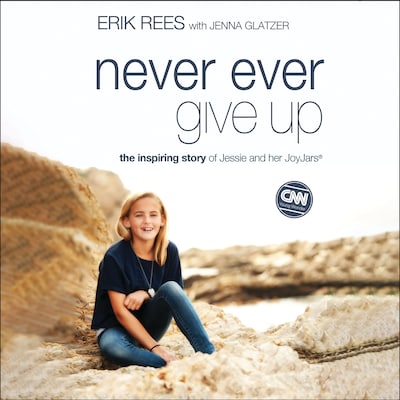 Never Ever Give Up – omslag til lydbogen af Erik Rees