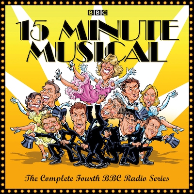 15 Minute Musical – omslag til lydbogen af David Quantick, Richie Webb, Dave Cohen