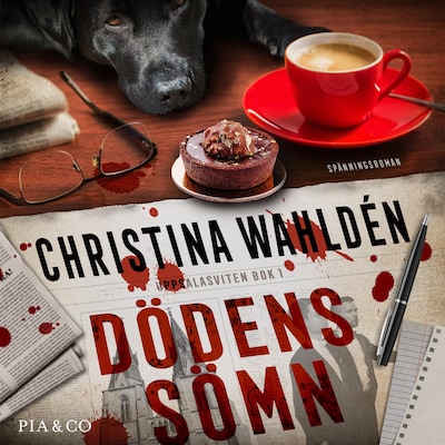 Dödens sömn – omslag till ljudboken av Christina Wahldén