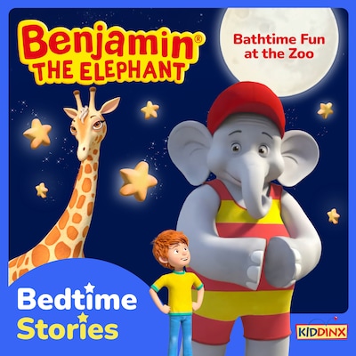 Benjamin the Elephant, Bedtime Stories for Kids, Bathtime Fun at the Zoo – omslag til lydbogen af Vincent Andreas
