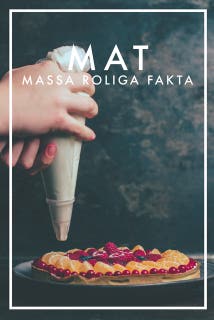 MAT Massa roliga fakta – omslag till ljudboken av Nicotext Förlag