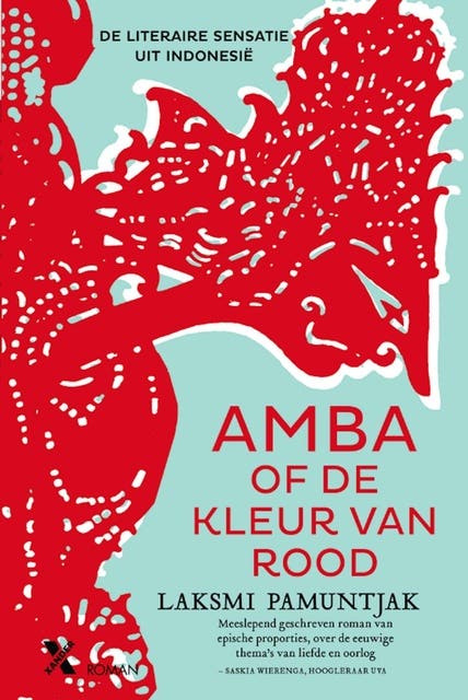 Amba of de kleur van rood – omslag van het luisterboek van Laksmi Pamuntjak