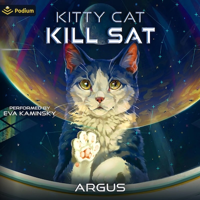 Kitty Cat Kill Sat – omslag til lydbogen af Argus