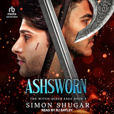 Ashsworn – omslag til lydbogen af Simon Shugar