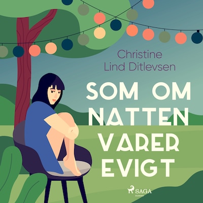 Som om natten varer evigt – omslag til lydbogen af Christine Lind Ditlevsen