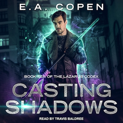 Casting Shadows – omslag til lydbogen af E.A. Copen
