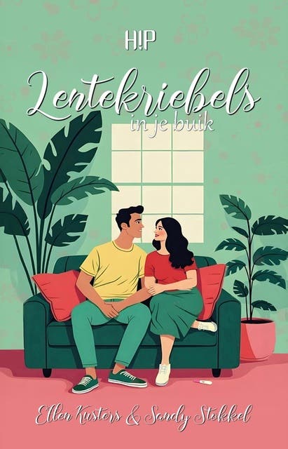 Lentekriebels in je buik – omslag van het luisterboek van Ellen Kusters, Sandy Stokkel