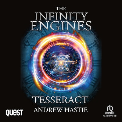 Tesseract – omslag til lydbogen af Andrew Hastie