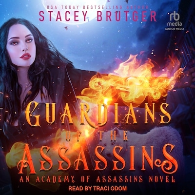 Guardians of the Assassins – omslag til lydbogen af Stacey Brutger