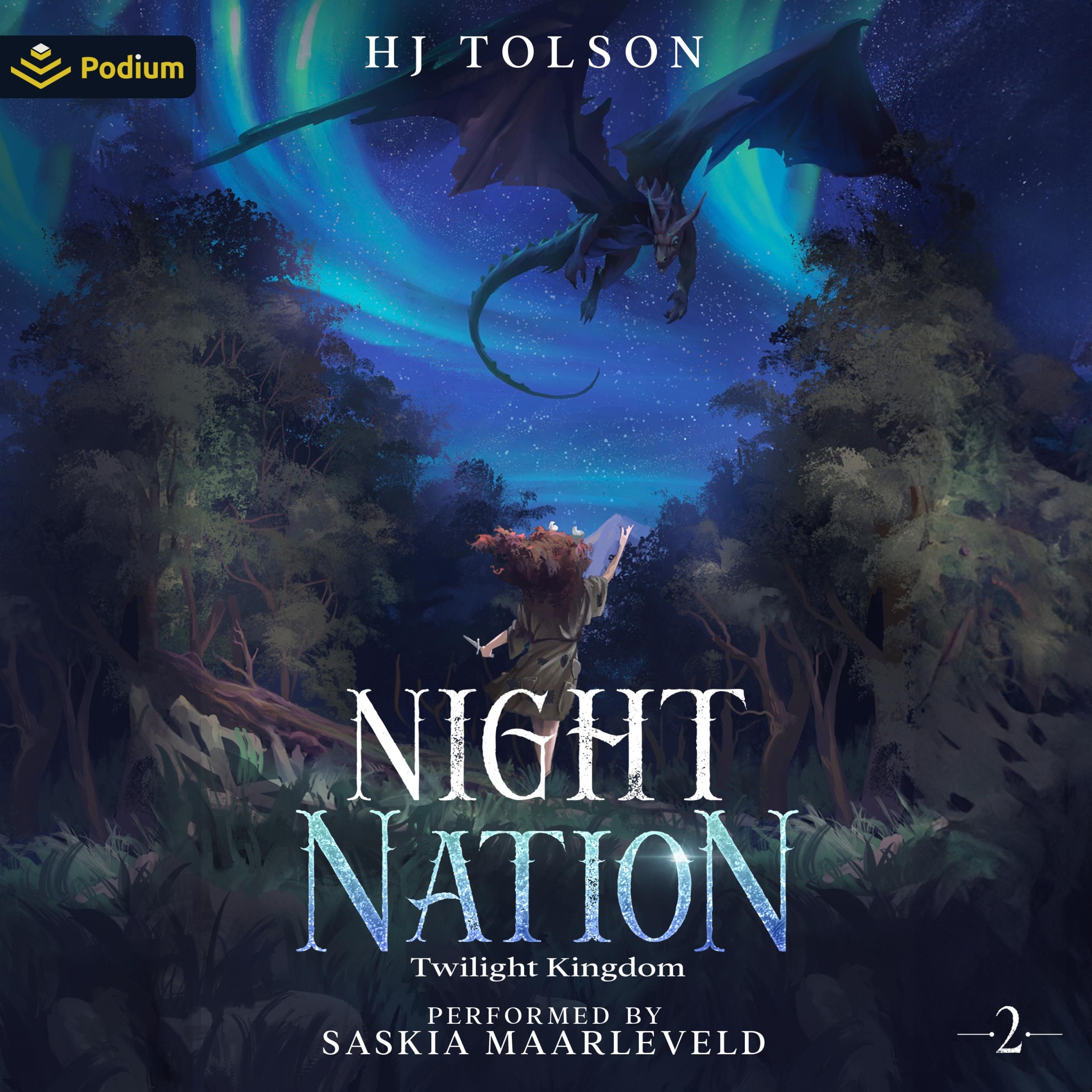 Night Nation – omslag til lydbogen af HJ Tolson