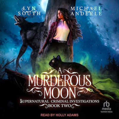 A Murderous Moon – omslag til lydbogen af Lyn South, Michael Anderle