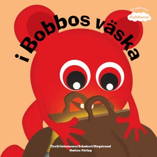 I Bobbos väska – omslag till ljudboken av Anneli Tisell