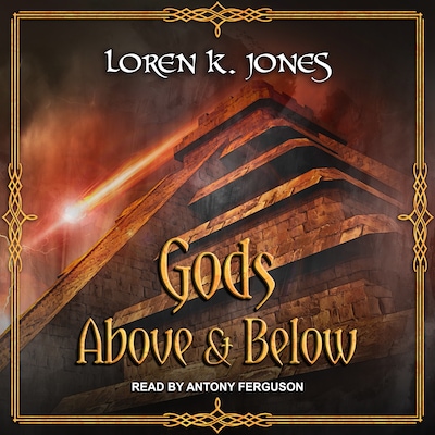 Gods Above and Below – omslag til lydbogen af Loren K. Jones