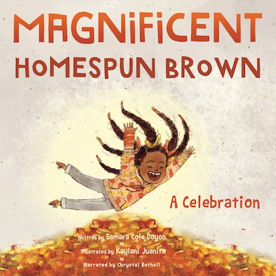 Magnificent Homespun Brown – omslag van het luisterboek van Samara Cole Doyon