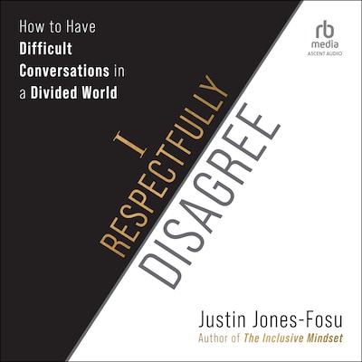 I Respectfully Disagree – omslag til lydbogen af Justin Jones-Fosu