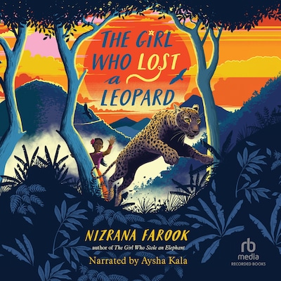 The Girl Who Lost a Leopard – omslag til lydbogen af Nizrana Farook