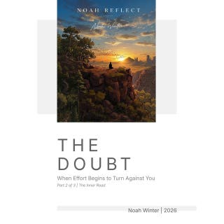 The Doubt: When Effort Begins to Turn Against You – omslag till ljudboken av Noah Winter