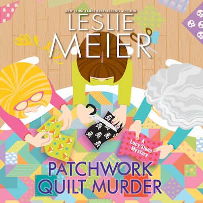 Patchwork Quilt Murder – omslag til lydbogen af Leslie Meier