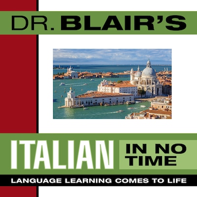 Dr. Blair's Italian in No Time – omslag til lydbogen af Robert Blair