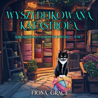 Wyszydełkowana katastrofa (Lekki kryminał o Hazel Stitchworth — Tom 7) – okładka audiobooka, autor Fiona Grace