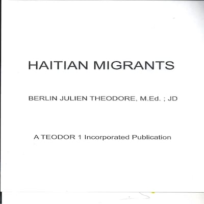 Haitian Migrants – omslag til lydbogen af Berlin Julien Theodore
