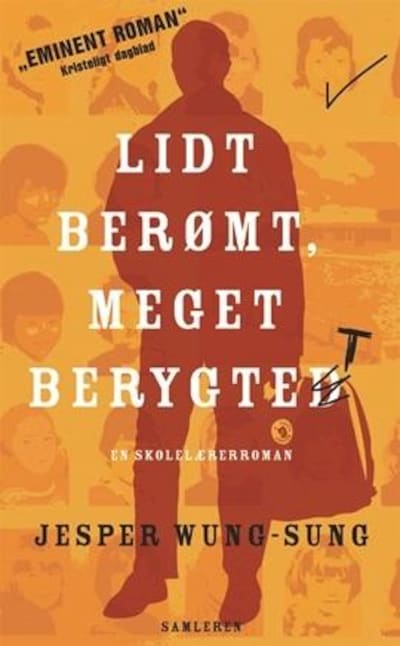 Lidt berømt, meget berygtet – omslag til lydbogen af Jesper Wung-Sung