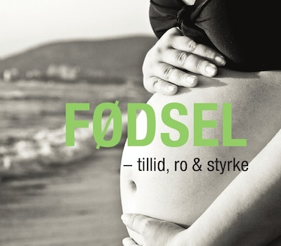 Fødsel - tillid, ro & styrke – omslag til lydbogen af Maja Nusbaum, Pia Genet Rasmussen