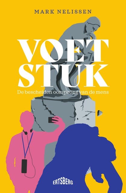 Voetstuk: De bescheiden oorsprong van de mens – omslag van het luisterboek van Mark Nelissen