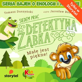 Siedem Prac Detektywa Ząbka – Małe jest piękne – okładka audiobooka, autor Tomasz Duszyński