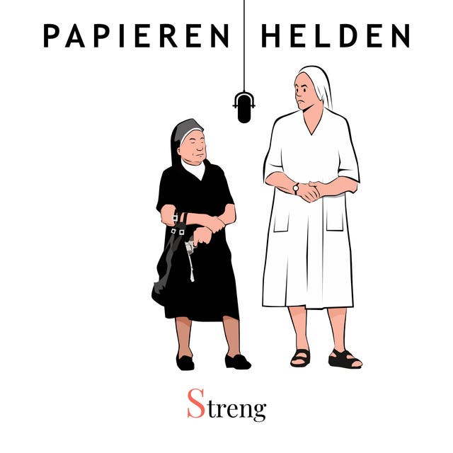 Streng – omslag van het luisterboek van Caroline Ligthart,Enne Koens,Gijsje Kooter,Ine Boermans,J.R Jordens,Jolan Bollen,Koen Caris,Lena Kurzen,Matthijs Koevoets,Sholeh Rezazadeh,Thomas Verbogt