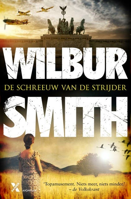 De schreeuw van de strijder – omslag van het luisterboek van David Churchill,Wilbur Smith