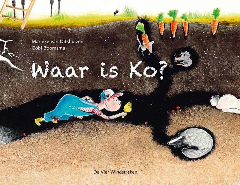 Waar is Ko? – omslag van het luisterboek van Cobi Boomsma