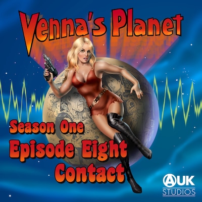 Venna's Planet: Contact – omslag til lydbogen af Robin Evans