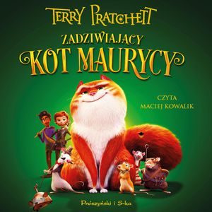 Zadziwiający kot Maurycy – okładka audiobooka, autor Terry Pratchett