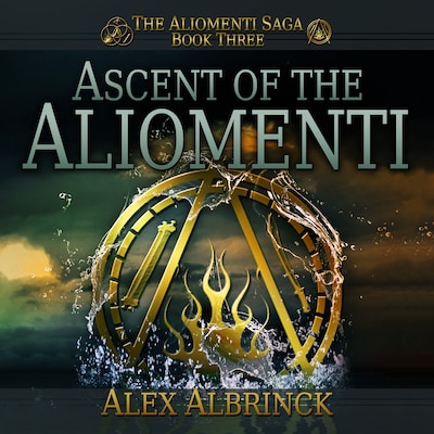 Ascent of the Aliomenti – omslag til lydbogen af Alex Albrinck